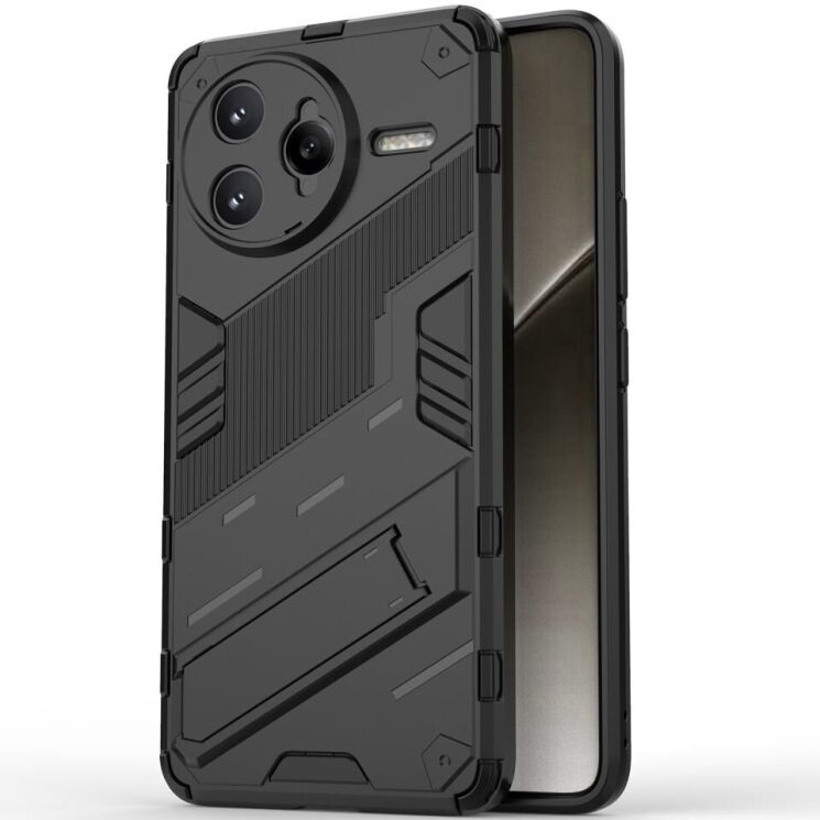 Защитный чехол Deexe Bibercas для Xiaomi Poco F7 Ultra - Black: фото 2 из 8