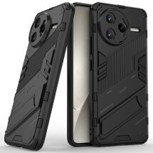 Защитный чехол Deexe Bibercas для Xiaomi Poco F7 Ultra - Black: фото 1 из 8