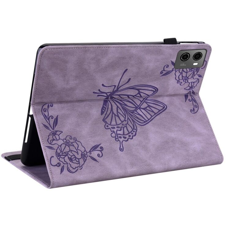 Защитный чехол Deexe Butterfly для Lenovo Legion Tab - Purple: фото 4 из 11