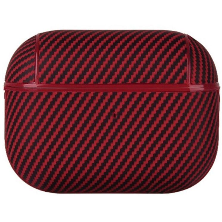 Захисний чохол Deexe Carbon Cover для Apple AirPods Pro 2 - Red: фото 1 з 4