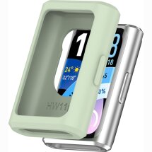 Защитный чехол Deexe Color Frame для Huawei Band 11 Pro - Green: фото 1 из 8