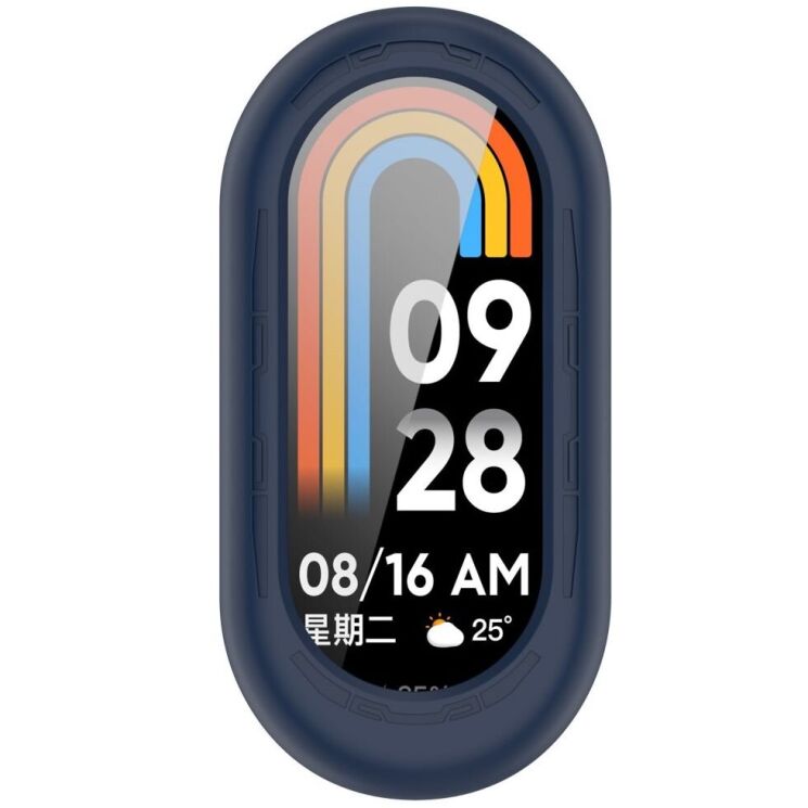 Защитный чехол Deexe Color Frame для Xiaomi Mi Smart Band 9 - Midnight Blue: фото 4 из 8