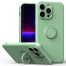 Защитный чехол Deexe Color Shell для Apple iPhone 14 Pro - Green: фото 1 из 8