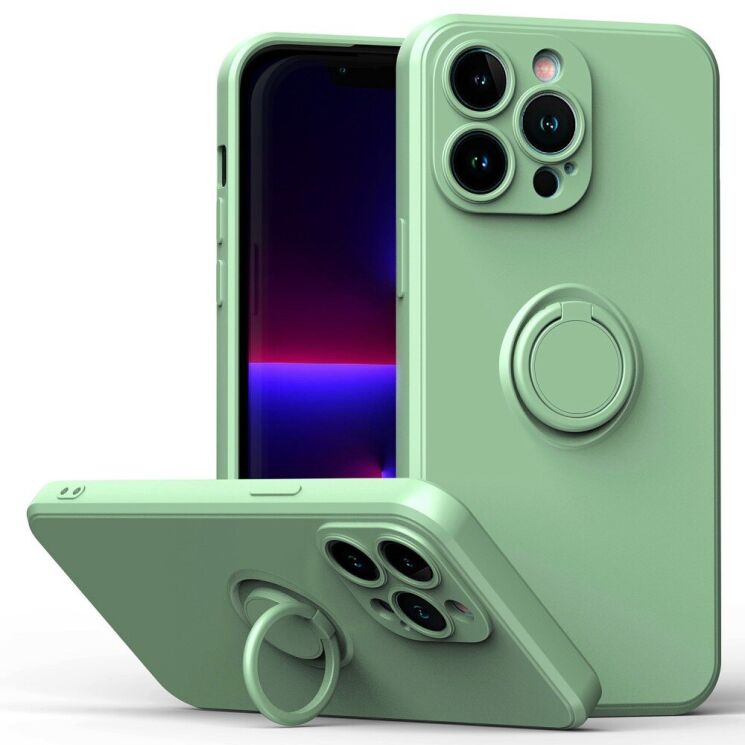 Защитный чехол Deexe Color Shell для Apple iPhone 14 Pro - Green: фото 1 из 8