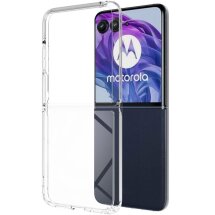 Защитный чехол Deexe Crystal Hybrid (FF) для Motorola Razr 60 Ultra - Transparent: фото 1 из 7