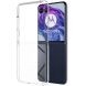 Защитный чехол Deexe Crystal Hybrid (FF) для Motorola Razr 60 Ultra - Transparent (380401T). Фото 1 из 7