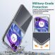 Защитный чехол Deexe Crystal Hybrid (FF) для Motorola Razr 60 Ultra - Transparent (380401T). Фото 4 из 7
