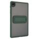 Захисний чохол Deexe Crystal Kickstand для Samsung Galaxy Tab A7 Lite (T220/T225) - Green (252151G). Фото 5 з 12