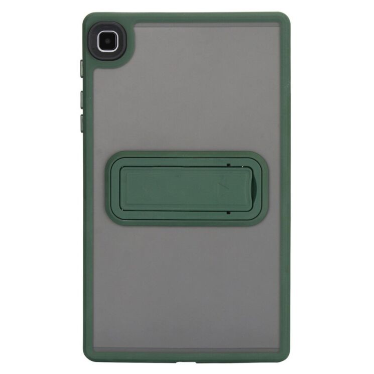 Захисний чохол Deexe Crystal Kickstand для Samsung Galaxy Tab A7 Lite (T220/T225) - Green: фото 4 з 12