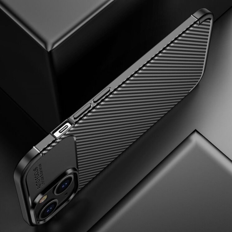 Защитный чехол Deexe Fusion для Apple iPhone 14 - Black: фото 7 из 9