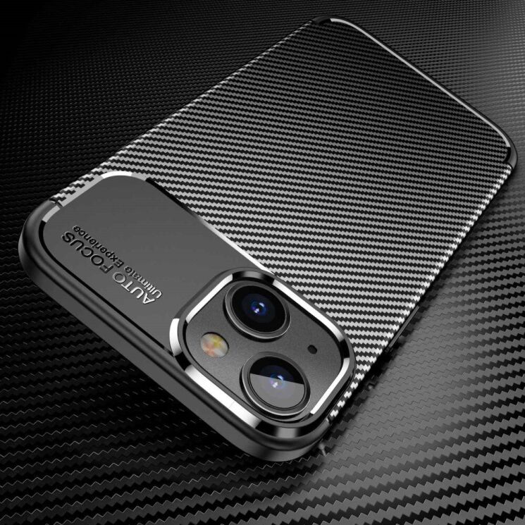 Защитный чехол Deexe Fusion для Apple iPhone 14 - Black: фото 3 из 9