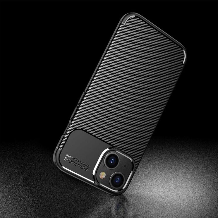 Защитный чехол Deexe Fusion для Apple iPhone 14 - Black: фото 6 из 9