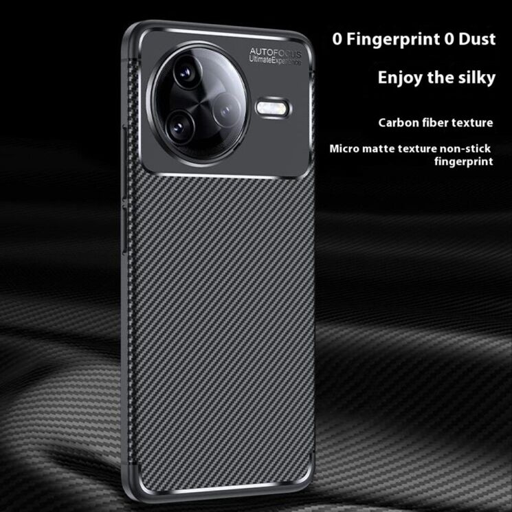 Защитный чехол Deexe Fusion для Xiaomi Poco F7 Pro - Black: фото 6 из 9