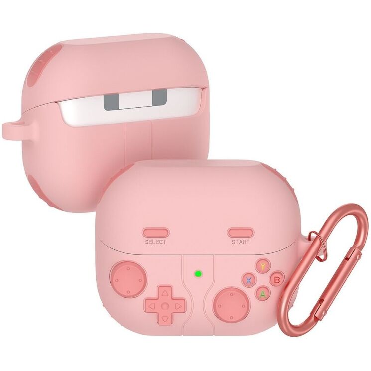 Захисний чохол Deexe Game Console для Samsung Galaxy Buds 3 / Buds 3 Pro - Pink: фото 1 з 3