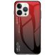 Захисний чохол Deexe Gradient Color для iPhone 15 Pro - Black / Red (329370BR). Фото 1 з 7
