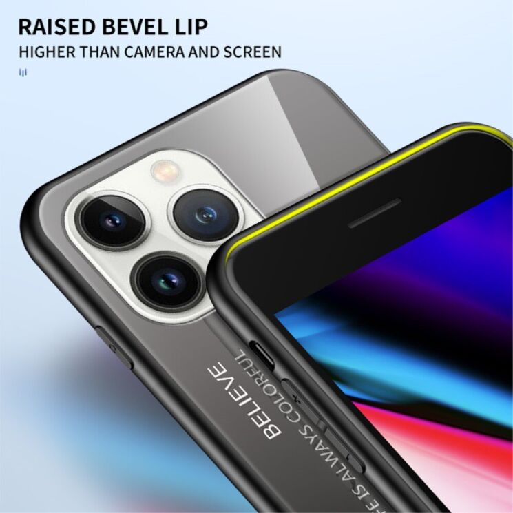 Защитный чехол Deexe Gradient Color для Apple iPhone 15 Pro - Yellow: фото 4 из 7