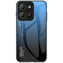 Защитный чехол Deexe Gradient Color для Motorola Moto G15 - Blue / Black: фото 1 из 10