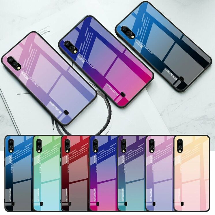 Защитный чехол Deexe Gradient Color для Samsung Galaxy M10 (M105) - Gold / Pink: фото 5 из 14