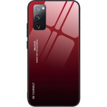 Захисний чохол Deexe Gradient Color для Samsung Galaxy S20 FE (G780) - Red / Black: фото 1 з 15