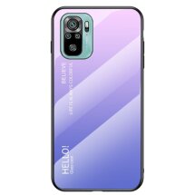 Защитный чехол Deexe Gradient Color для Xiaomi Redmi Note 10 / Note 10s / Poco M5s - Pink / Purple: фото 1 из 8