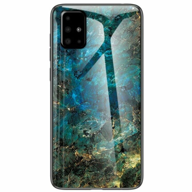 Захисний чохол Deexe Gradient Pattern для Samsung Galaxy A71 (A715) - Emerald: фото 1 з 12