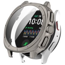 Защитный чехол Deexe Hollow Frame для Samsung Galaxy Watch 7 (44mm) - Titanium: фото 1 из 7