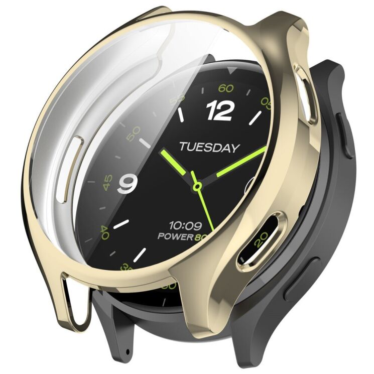 Защитный чехол Deexe Hard Frame для Xiaomi Watch 2 - Gold: фото 1 из 8