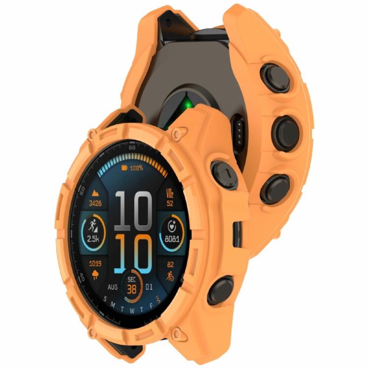 Защитный чехол Deexe Hollow Cover для Garmin Enduro 3 - Orange: фото 2 из 5