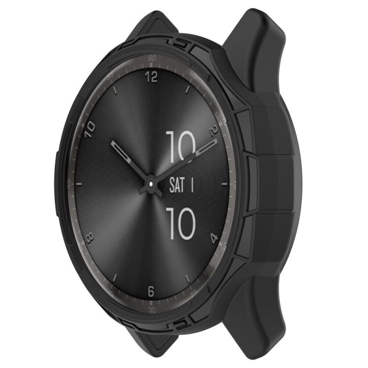 Защитный чехол Deexe Hollow Cover для Garmin Vivomove Trend - Black: фото 4 из 8