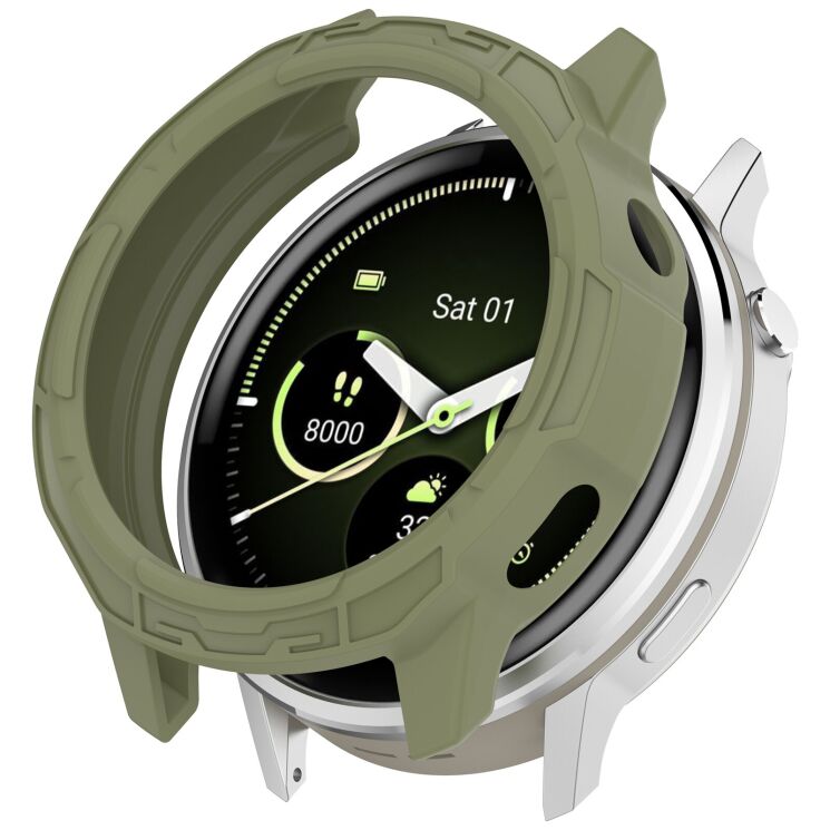 Защитный чехол Deexe Hollow Frame для Garmin Venu 4 (41mm) - Army Green (362401AG) Защитный чехол Deexe Hollow Frame для Garmin Venu 4 (41mm) - Army Green: фото 1 из 7