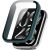 Защитный чехол Deexe Hollow Frame для Xiaomi Mi Smart Band 9 Pro - Green: фото 1 из 8