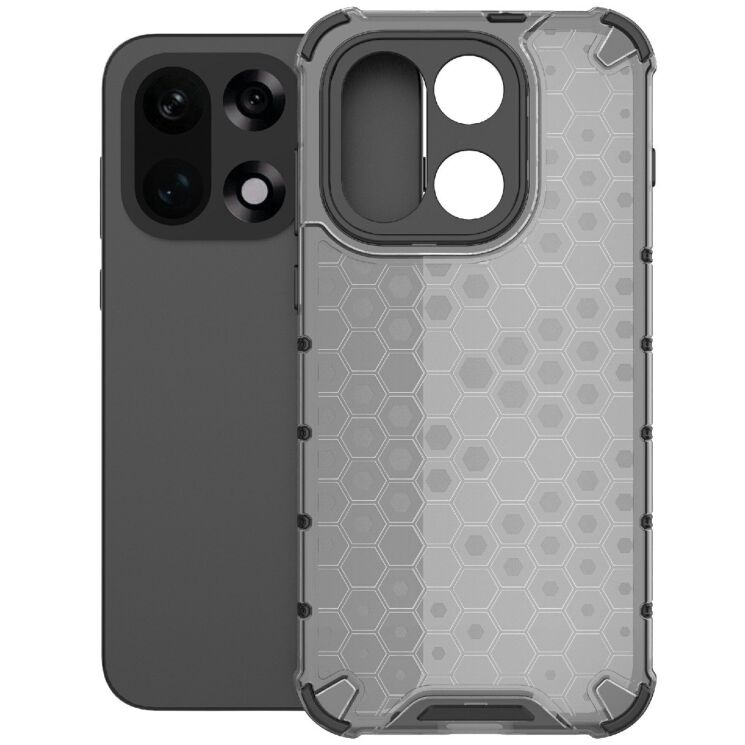 Защитный чехол Deexe Honeycomb Series для OnePlus 15 - Black: фото 2 из 5