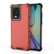 Защитный чехол Deexe Honeycomb Series для Samsung Galaxy S20 Ultra (G988) - Red (315018R)