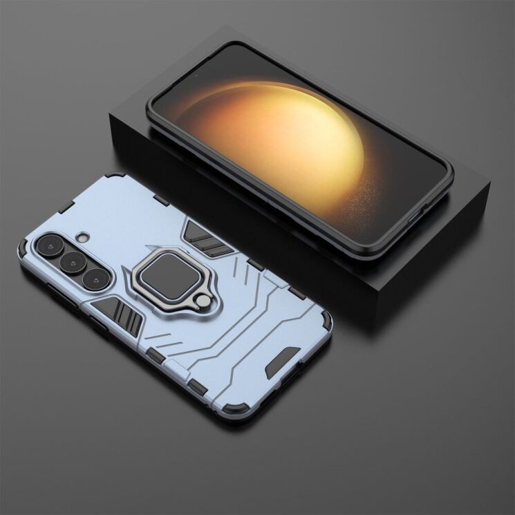 Защитный чехол Deexe Hybrid Case для Samsung Galaxy S25 (S931) - Blue: фото 3 из 5