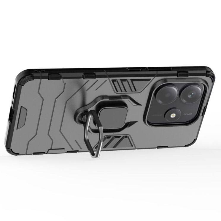 Защитный чехол Deexe Hybrid Case для Xiaomi Redmi Note 14 5G - Black: фото 2 из 6