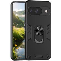 Захисний чохол Deexe Hybrid Shell для Google Pixel 9 / Pixel 9 Pro - Black: фото 1 з 7