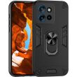 Защитный чехол Deexe Hybrid Shell для Motorola Edge 50 Neo - Black (367144B)