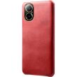 Защитный чехол Deexe Leather Back Cover для Realme C67 - Red (346218R)