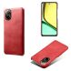 Защитный чехол Deexe Leather Back Cover для Realme C67 - Red (346218R). Фото 4 из 4