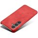 Защитный чехол Deexe Leather Back Cover для Samsung Galaxy S25 (S931) - Red (375355R). Фото 3 из 4