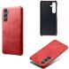 Защитный чехол Deexe Leather Back Cover для Samsung Galaxy S25 (S931) - Red (375355R). Фото 2 из 4