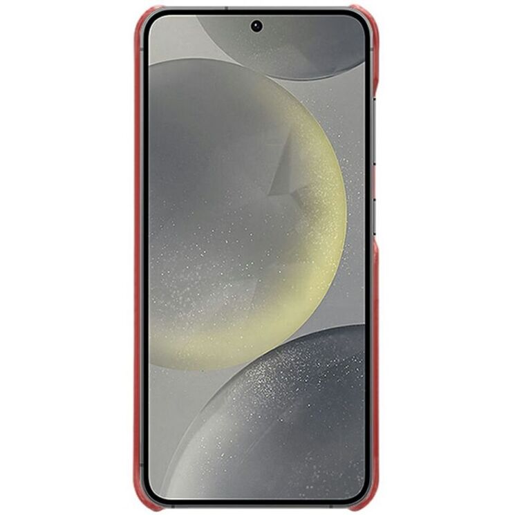 Защитный чехол Deexe Leather Back Cover для Samsung Galaxy S25 (S931) - Red: фото 4 из 4