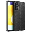 Защитный чехол Deexe Leather Cover для Samsung Galaxy A73 - Black (293913B)