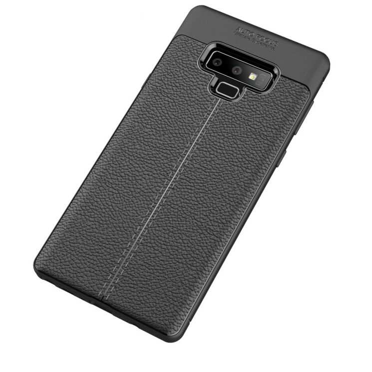 Захисний чохол Deexe Leather Cover для Samsung Galaxy Note 9 (N960) - Black: фото 2 з 12