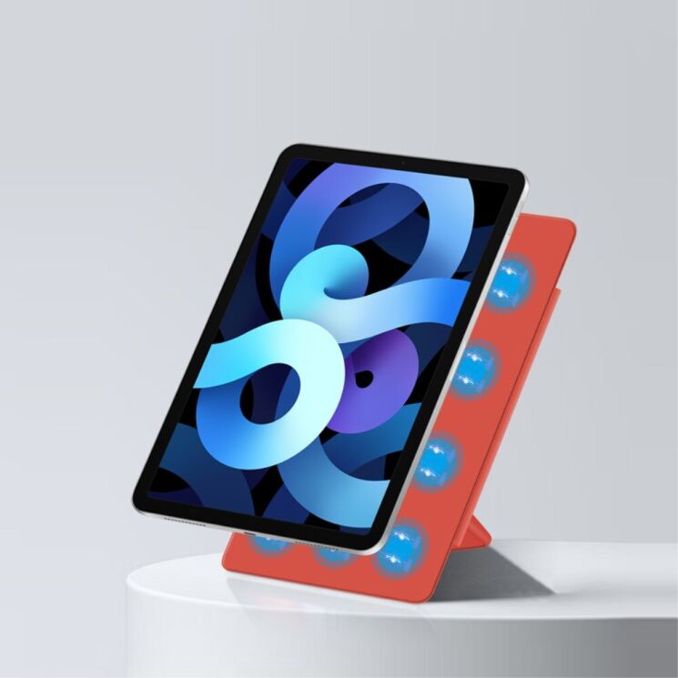 Защитный чехол Deexe Magnetic Case для Apple iPad Air 11 M3/M2 (2025/2024) / Air 4 / 5 10.9 (2020/2022) / Pro 11 (2020/2021/2022) - Red: фото 5 из 7
