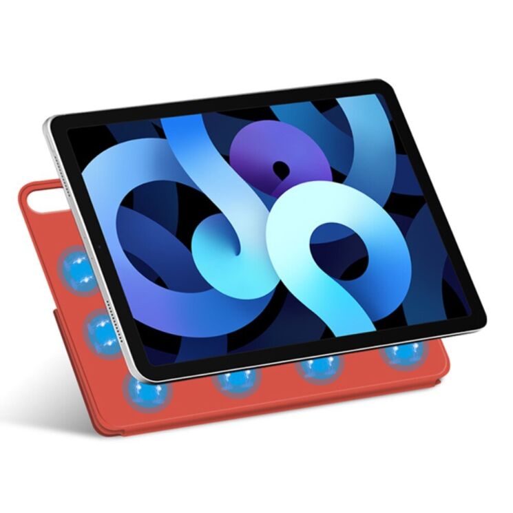 Защитный чехол Deexe Magnetic Case для Apple iPad Air 11 M3/M2 (2025/2024) / Air 4 / 5 10.9 (2020/2022) / Pro 11 (2020/2021/2022) - Red: фото 2 из 7