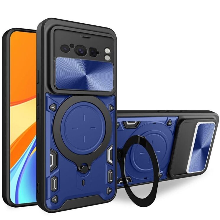 Защитный чехол Deexe Magnetic Space для Google Pixel 8 Pro - Blue: фото 1 из 10