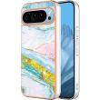 Защитный чехол Deexe Marble Style для Google Pixel 9 / 9 Pro - Light Green (360016LG)