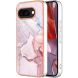 Защитный чехол Deexe Marble Style для Google Pixel 9a - Rose Gold (375423RG). Фото 1 из 6