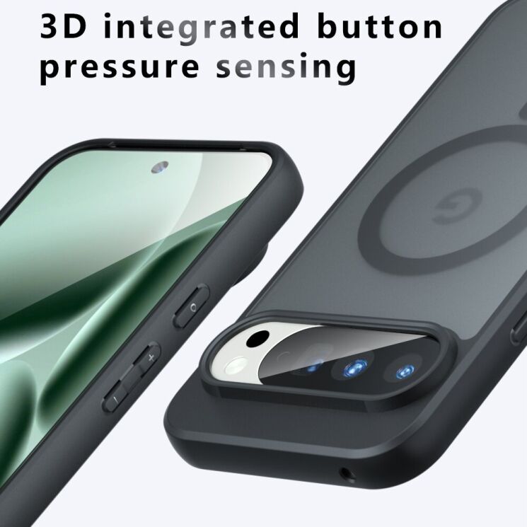 Защитный чехол Deexe Matte Skin with MagSafe для Google Pixel 10 Pro XL - Black: фото 11 из 12